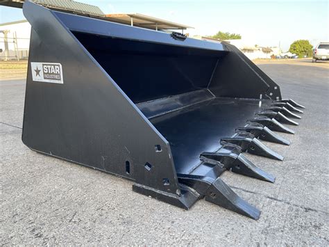 10 ft skid steer bucket|large capacity skid steer bucket.